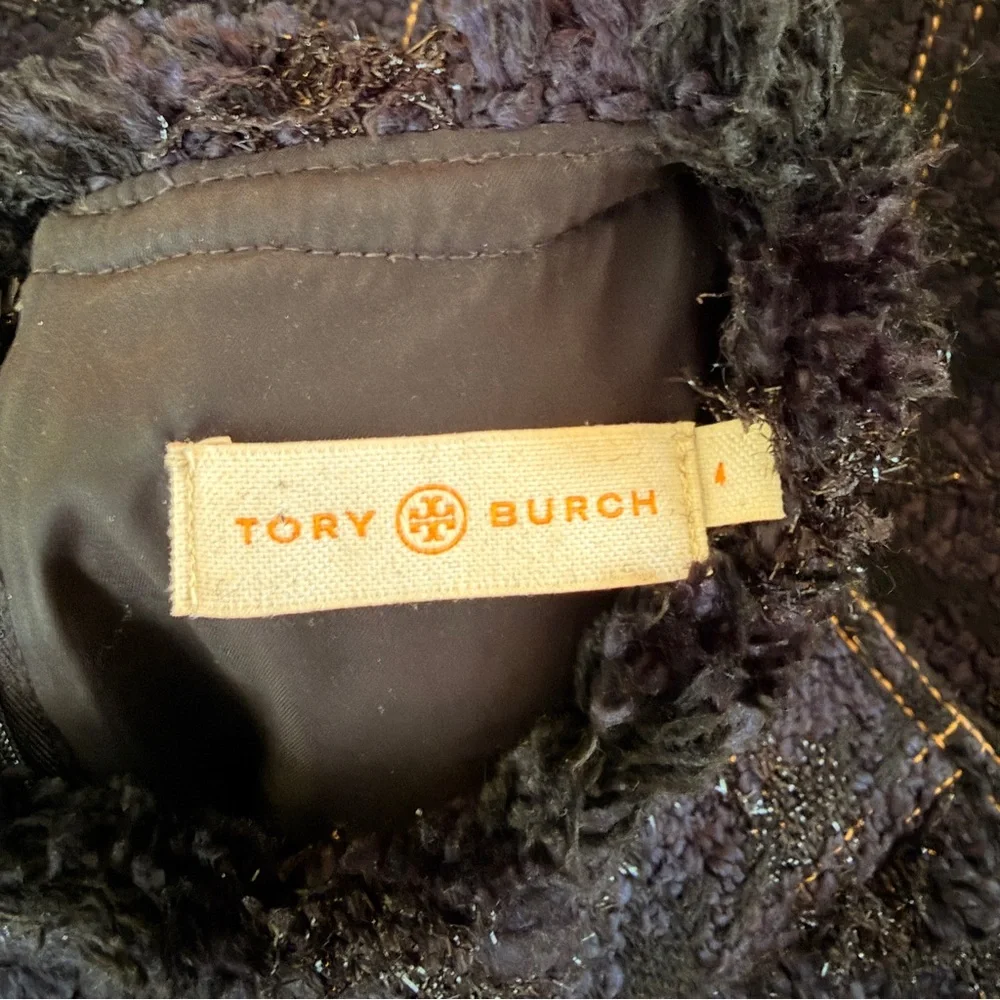 Tory Birch Black Tweed 